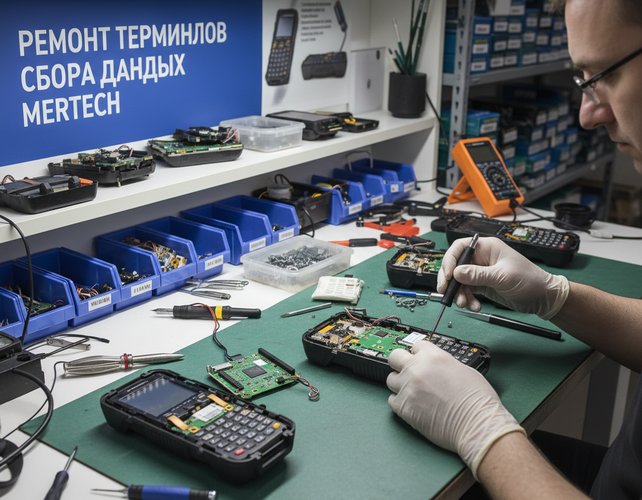 Ремонт терминалов сбора данных Mertech — быстро, качественно, надежно