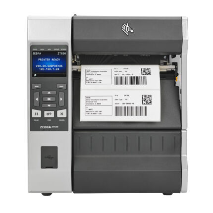 Принтер этикеток Zebra ZT620, 203 dpi, USB, RS-232, Bluetooth, Wi-Fi, Ethernet ZT62062-T0EC100Z — изображение 2