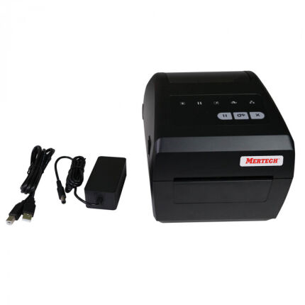 Принтер этикеток MERTECH LP4 ZENITH, 203 dpi, USB, Ethernet, черный 9899 — изображение 3