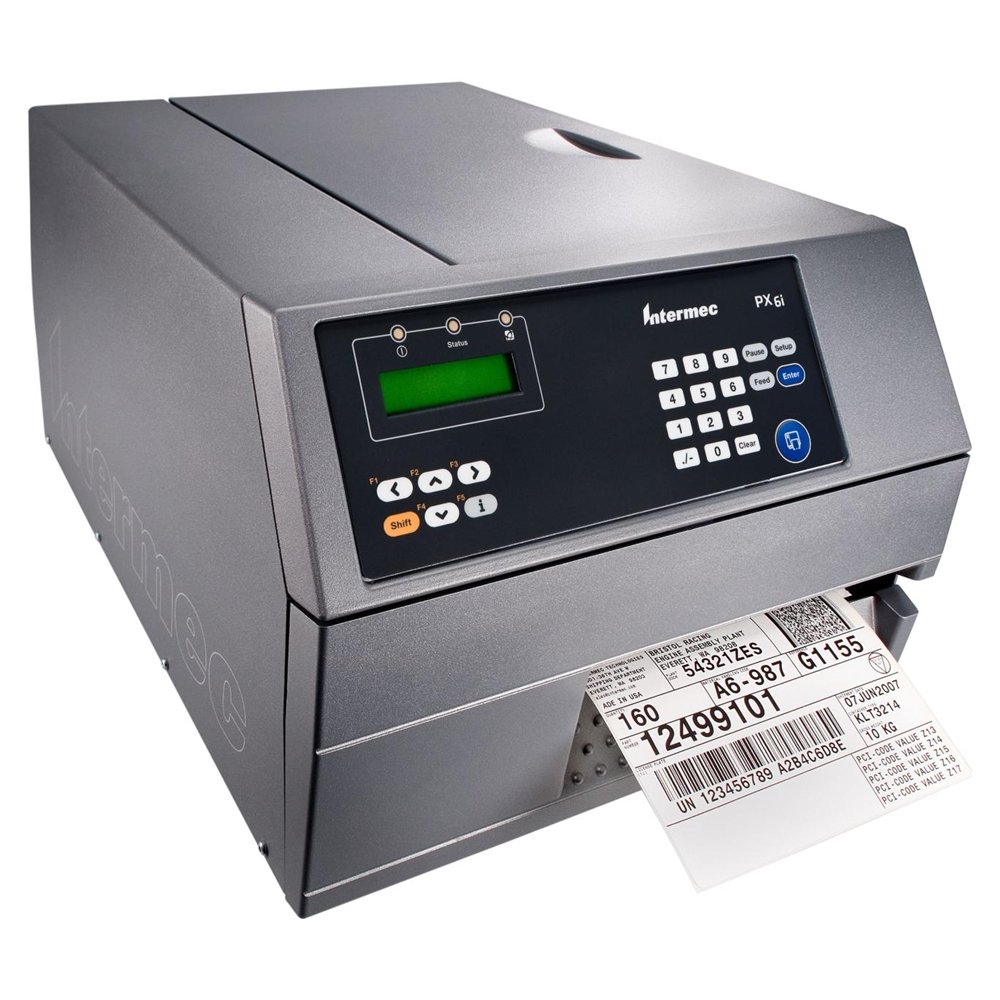 632d62e086f57e6dfc5940bae9c29c91 Принтер этикеток Intermec PX6E, 203 dpi, RS-232, Ethernet, USB PX6E010000000120 — изображение 1