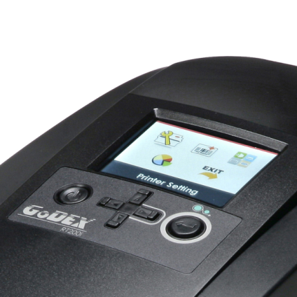Принтер этикеток Godex RT200i, 203 dpi, USB, RS-232, Ethernet, USB Host 011-R20iE02-000 — изображение 3
