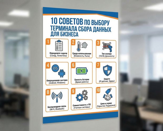 10 советов по выбору терминала сбора данных для бизнеса