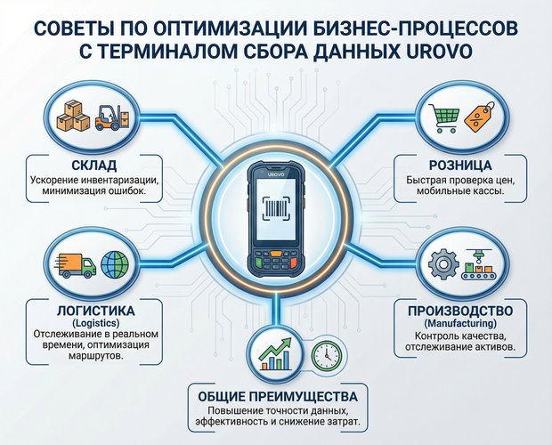 Советы по оптимизации бизнес-процессов с терминалом сбора данных Urovo