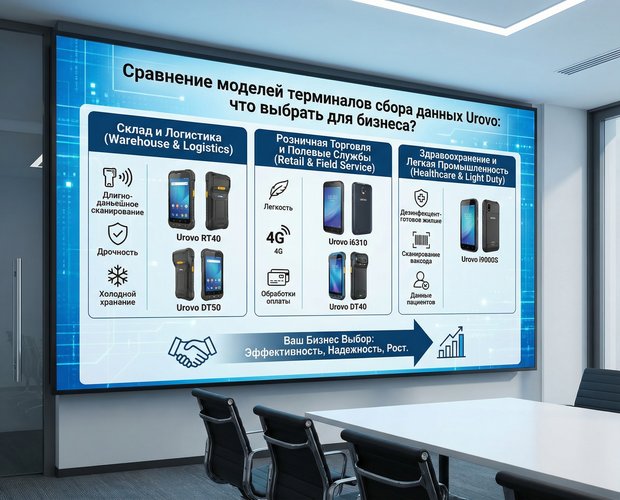 Сравнение моделей терминалов сбора данных Urovo что выбрать для бизнеса