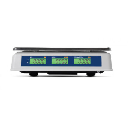 Торговые настольные весы Mertech M-ER 223 AC-15.2 Mary LCD, предел взвешивания (НПВ) 15 кг., дискретность 2 г. 3621 — изображение 4