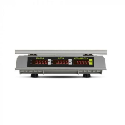 Торговые настольные весы Mertech M-ER 326 AC-32.5 Slim LED предел взвешивания (НПВ) 32 кг., дискретность 5 г. 3043 — изображение 3