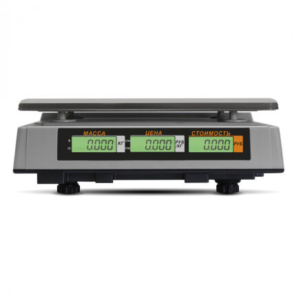Торговые настольные весы Mertech M-ER 327 AC-15.2 Ceed LCD предел взвешивания (НПВ) 15 кг., дискретность 2 г. 3017 — изображение 3