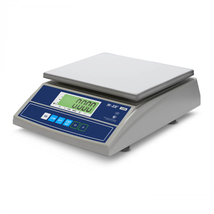 22becea9 Фасовочные настольные весы Mertech M-ER 326AF-32.5 Cube LCD предел взвешивания (НПВ) 32 кг., дискретность 5 г. 3054 — изображение 1