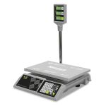 Торговые настольные весы Mertech M-ER 326 ACP-15.2 "Slim" LCD, предел взвешивания (НПВ) 15 кг., дискретность 2 г. 3044