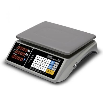 Торговые настольные весы Mertech M-ER 328 AC-15.2 Touch-m LED, предел взвешивания (НПВ) 15 кг., дискретность 2 г. 3123