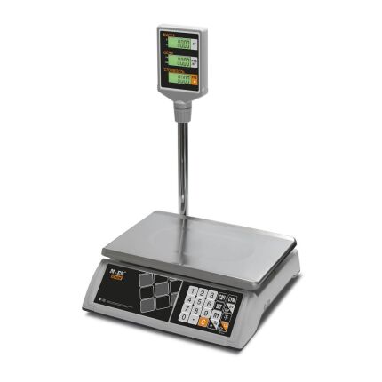Торговые настольные весы Mertech M-ER 327 ACP-15.2 Ceed LCD предел взвешивания (НПВ) 15 кг., дискретность 2 г. 3025