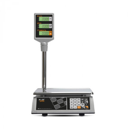 Торговые настольные весы Mertech M-ER 327 ACP-15.2 Ceed LCD предел взвешивания (НПВ) 15 кг., дискретность 2 г. 3025 — изображение 5