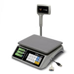 Торговые настольные весы Mertech M-ER 328 ACPX-32.5 Touch-m LCD, RS232 и USB, предел взвешивания (НПВ) 32 кг., дискретность 5 г. 3155