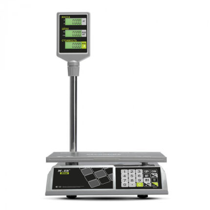 Торговые настольные весы Mertech M-ER 326 ACP-32.5 Slim LCD предел взвешивания (НПВ) 32 кг., дискретность 5 г. 3045 — изображение 4
