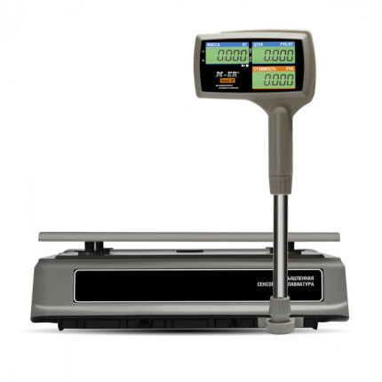 Торговые настольные весы Mertech M-ER 328 ACPX-32.5 Touch-m LCD, RS232 и USB, предел взвешивания (НПВ) 32 кг., дискретность 5 г. 3155 — изображение 4