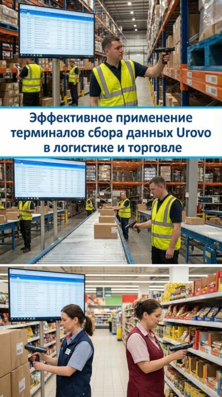 Эффективное применение терминалов сбора данных Urovo в логистике и торговле