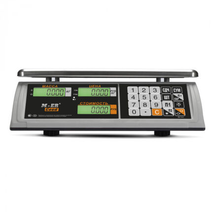 Торговые настольные весы Mertech M-ER 327 AC-15.2 Ceed LCD предел взвешивания (НПВ) 15 кг., дискретность 2 г. 3017 — изображение 5